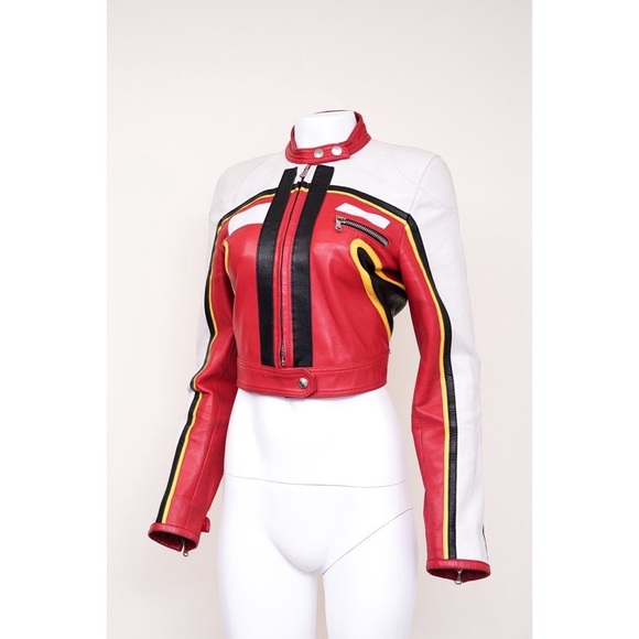 Dolce & Gabbana S/S 2001 Runway Leather Biker Jacket - Picture 4 of 6